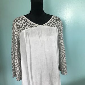 Lightweight White lace Top